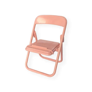 2024 New Mini Cell Phone Stand  Chair Desktop Mobile Phone Tablet Holder Folding Convenient Cute Phone Accessories