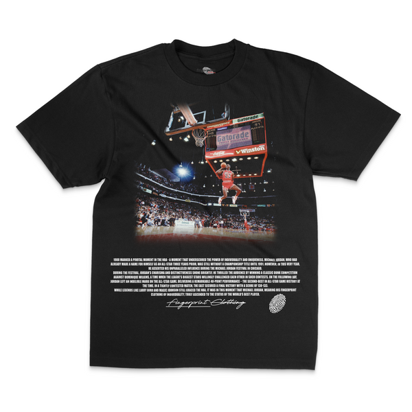 Fingerprint Meets Jordan T-shirt - Fingerprint Clothing