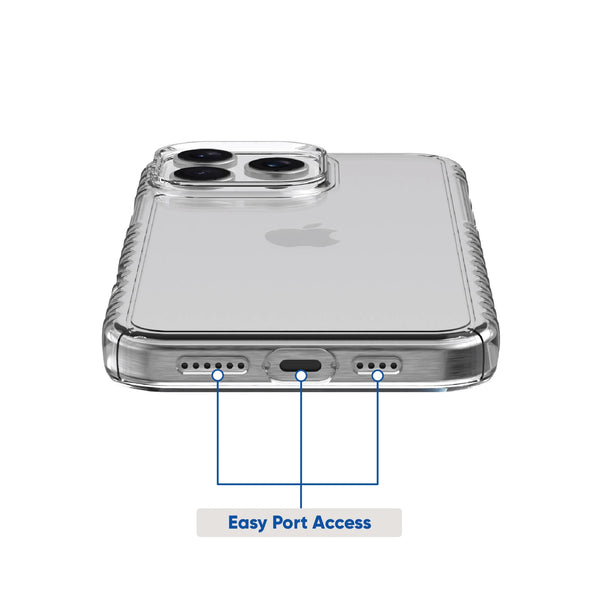 . Protective Gel Phone Case for Iphone 16 Pro Max - Clear