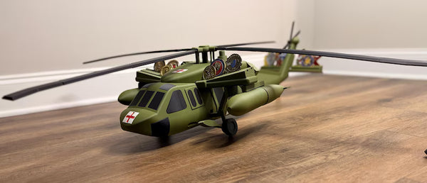 Blackhawk Helicopter Coin Holder | UH-60 Challenge Coin Display | Military Desk Decor | Army Gift