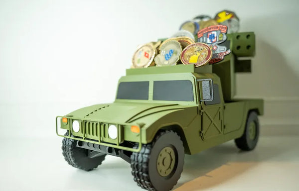 AN/TWQ-1 Avenger Coin Holder | ADA Military Desk Decor | Veteran Gift