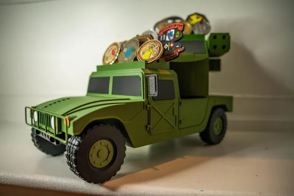 AN/TWQ-1 Avenger Coin Holder | ADA Military Desk Decor | Veteran Gift
