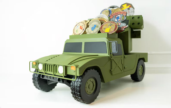 AN/TWQ-1 Avenger Coin Holder | ADA Military Desk Decor | Veteran Gift
