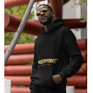 Gold Fingerprint Hoodie - 24K Shine - Fingerprint Clothing