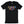 Colorful Fingerprint Alphabet Logo on Black T-Shirt