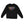 Colorful Fingerprint Alphabet Logo on Black Sweatshirt