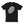 Classic White Fingerprint Logo on Black T-Shirt