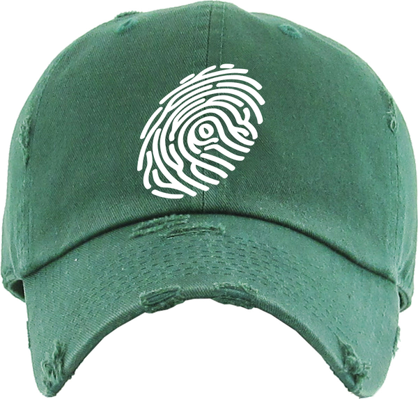 Fingerprint Dad Hat - Distressed Vintage Style - Fingerprint Clothing